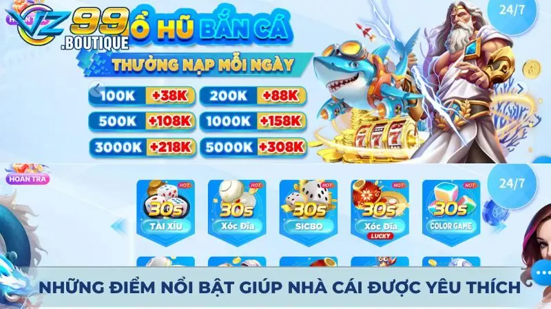 Đăng Ký Vz99 - Hướng Dẫn Mở Tài Khoản Chỉ Trong Tích Tắc 1 Những điều giúp nhà cái được yêu thích trên thị trường cá cược