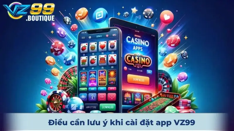 Điều cần lưu ý khi cài đặt app VZ99